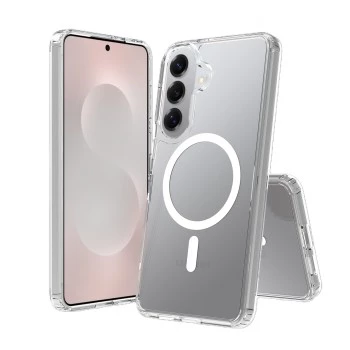 SCREENOR Bumper Case til Samsung S26+, Magnetic Clear
