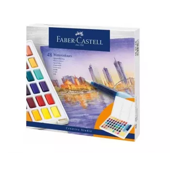 Faber-Castell Polychromos kunstnerfarveblyanter - 48 stk. - farver assorteret
