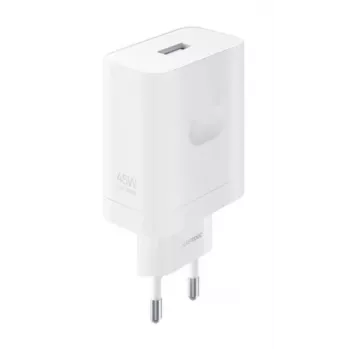Realme 45W SuperVOOC USB-A væglader, hvid
