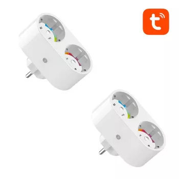 Gosund SP211 dobbelt smartstik WiFi (2-pak) 3500W Tuya