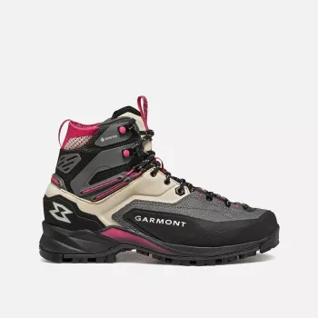 Garmont Akron Mid GTX damevandresko - grå/hindbærrosa, størrelse 40