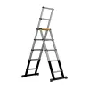 Batavia 7065240 teleskopstige 205 cm, 150 kg belastning, eloxeret aluminium, sølv/sort