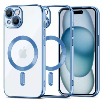 Tech-Protect Magshine MagSafe iPhone 15 Cover Sky Blue