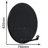 CORAB COR-800SAE-C 80 cm Offset-parabol, Antracit