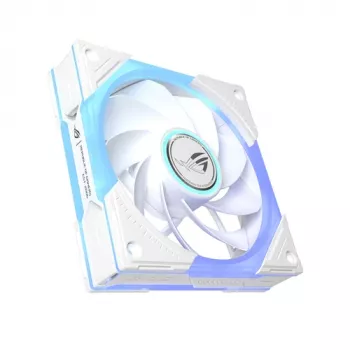 ASUS ROG Eurux GR120 ARGB Reverse Fan White Edition, 120 mm, enkeltpakning