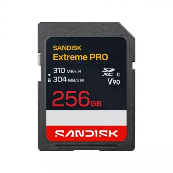 SanDisk Extreme PRO 256 GB SDXC UHS-II V90 U3 Class 10-hukommelseskort
