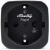Shelly Plug M Gen3 sort smart plug med energiovervågning, 13A, Wi-Fi og Bluetooth
