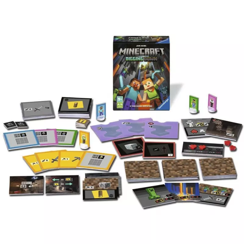 RAVENSBURGER Minecraft: Digging Down strategispil
