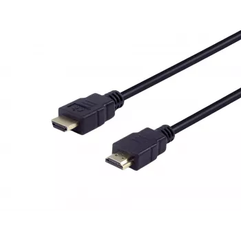 Equip HDMI High Speed med Ethernet 2.0 18Gbps 4K/60Hz 0,5m sort