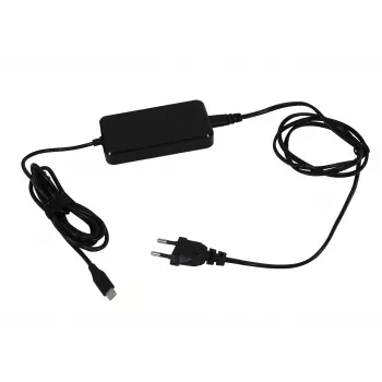 ALLNET 90W USB-C GaN PD-strømforsyning med 2,8m kabel - sort