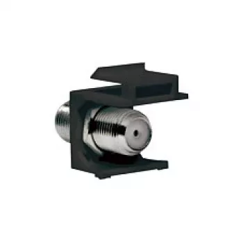 LogiLink NK0018B Keystone F-Type 75 Ohm kobling, bøsning-bøsning, sort