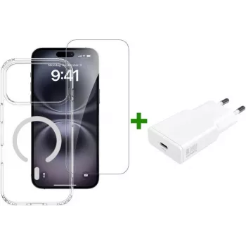 4SMARTS 3-i-1 Premium startpakke til Apple iPhone 18 Pro Max / 17 Pro
