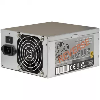 Inter-Tech HA-600AA2-Rev 600W ATX-strømforsyning - sort, ikke-modulær, 120mm blæser