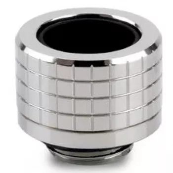 Thermal Grizzly DeltaMate slangeforskruning, messing - blank nikkel, til 14 mm hårde slanger, G1/4 inch gevind