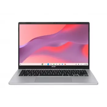 Acer Chromebook 314 CBO314-2H-87Q3 14 inch Full HD Chromebook - MediaTek MT8183, 4GB RAM, 64GB eMMC, Chrome OS, Pure Silver - tysk tastatur