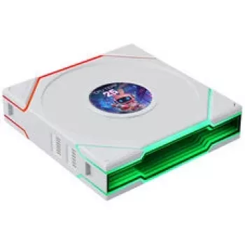 Lian Li UNI FAN TL120 LCD FLEX Wireless ARGB hvid 120 mm Reverse Blade kabinetblæser