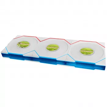Lian Li UNI FAN TL120 LCD FLEX Wireless ARGB 120mm PWM kabinetblæser 3-pak hvid