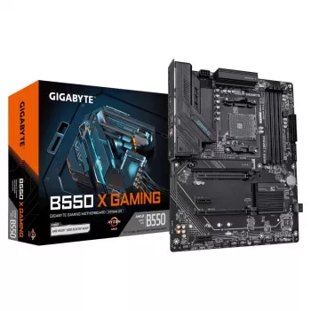 GIGABYTE B550 X Gaming AM4 ATX-bundkort med DDR4, 2.5GbE, Wi-Fi 6, 2x M.2