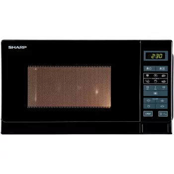Sharp R-242(BK)W solo-mikrobølgeovn - 20 liter - 800 W - sort