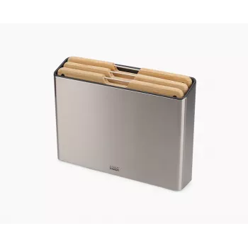 Joseph Joseph Folio Steel Bamboo 3-delt skærebrætsæt, 60229