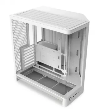 NZXT H6 2026 mid-tower airflow gaming-kabinet hvid hærdet glas