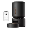 PETLIBRO Granary Wi-Fi automatisk foderautomat, 5L intelligent foderautomat til katte og hunde, app-styring, 10 måltider/dag, stemmeoptagelse, rustfri skål, sort