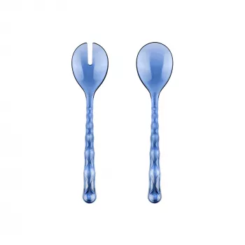 Guzzini Vanity salatbestik denim blue, sæt med 2 dele