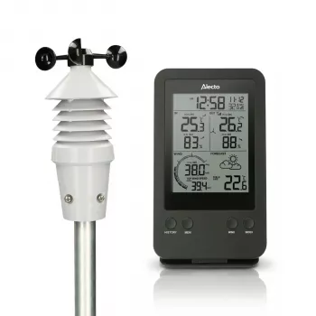 Alecto WS-3400 professionel vejrstation med trådløs 5-i-1-sensor