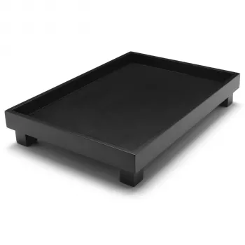 Bredemeijer Izumi Classic rektangulært bambus-serveringsbakke sort 350 mm