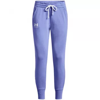 Under Armour Rival Fleece Bukser til Dame Cosmic Purple / hvid XS