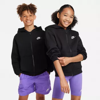 Nike Sportswear Club Fleece Børne-Hættetrøje sort FD3004-010 størrelse S