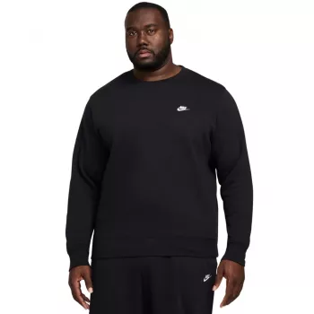 Nike Club Fleece herre pullover-hoodie sort XL