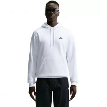 Nike Club Fleece herre-hættetrøje hvid FN3859-100 XL