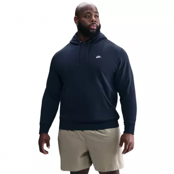 Nike Club Fleece herre pullover-hoodie midnatsblå størrelse S