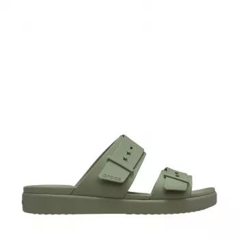 Crocs Brooklyn Buckle Low dame platformsandaler grøn 211215 3BX 38-39