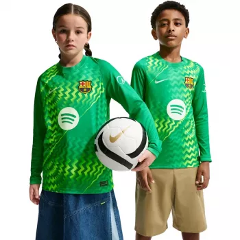 Nike FC Barcelona Stadion målmandsfodboldtrøje børn 2026/27 grøn II3610 324 XL