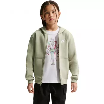 Nike Sportswear Club Fleece børnehættetrøje i Barely Green, L