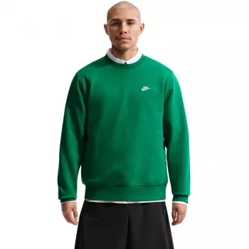 Nike Club Fleece herre crewneck-sweatshirt grøn L