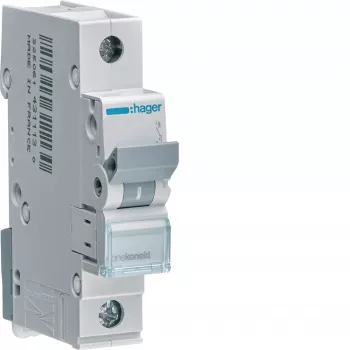 Hager MBN132E 32A 1-polet 6kA B-karakteristik automatisk sikring
