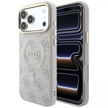 GUESS Embossed 4G Classic MagSafe-cover til iPhone 17 Pro Max / 18 Pro Max - Pink