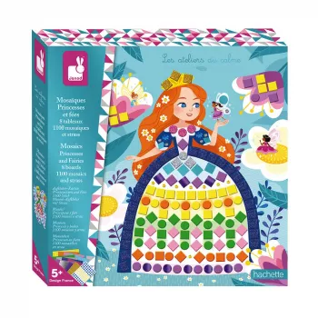 Janod Prinsesse- og fe-kreativt mosaiksæt J07962