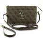 Guess Phone Pouch 4G Big Logo - brun crossbody-taske med kortrum