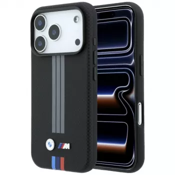 BMW M Quadrille Kevlar Antracit & Trikolore Printlinjer MagSafe-cover til iPhone 18 Pro / 17 Pro