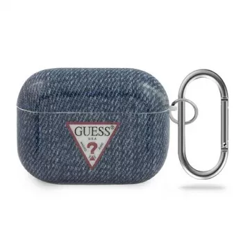 GUESS AirPods Pro-cover mørkeblå Jeans-kollektion