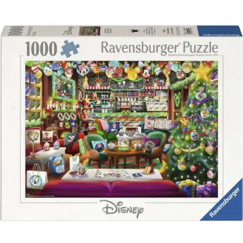 Ravensburger puslespil Disney Christmas Cafe (1000 brikker)