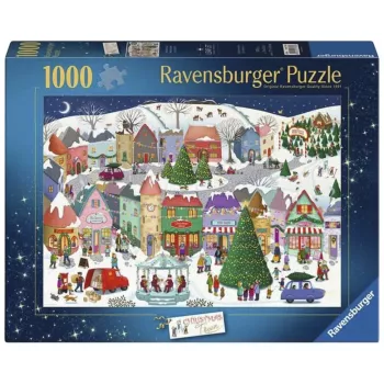 Ravensburger Puslespil Fortryllende Juleby (1000 brikker)