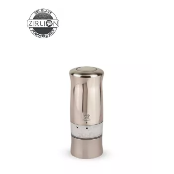 Peugeot Zeli elektrisk saltkværn 14 cm sølv