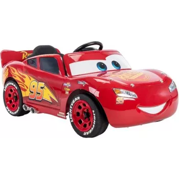 Huffy Cars McQueen elektrisk ride-on-bil, 7,2 V lithium-ion, rød