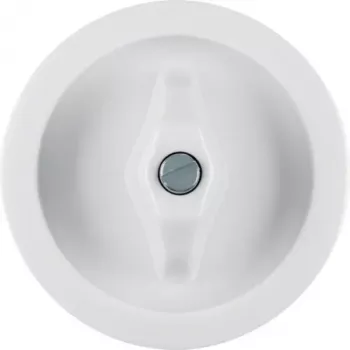 Hager WTW1000WG centerplade med drejeknap, serie 1930, polarhvid glans
