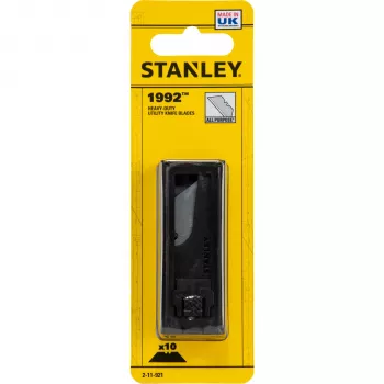 STANLEY BLACK&DECKER Stanley Universalklinger 1992 10 stk. – Kvalitets trapezklinger i kulstofstål til standardcuttere